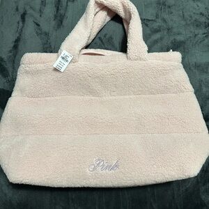 Victoria secret Pink Sherpa Tote Bag
